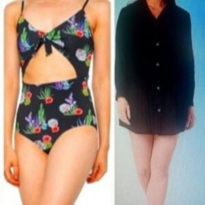 Swimsuit and cover up dress, 2-4